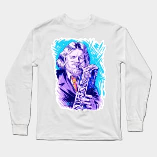 Gerry Mulligan - An illustration by Paul Cemmick Long Sleeve T-Shirt